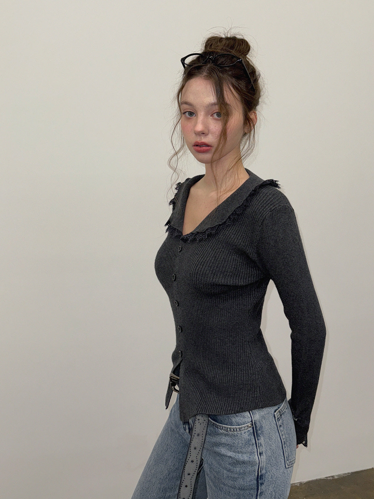 Veron Lace Flower Knit