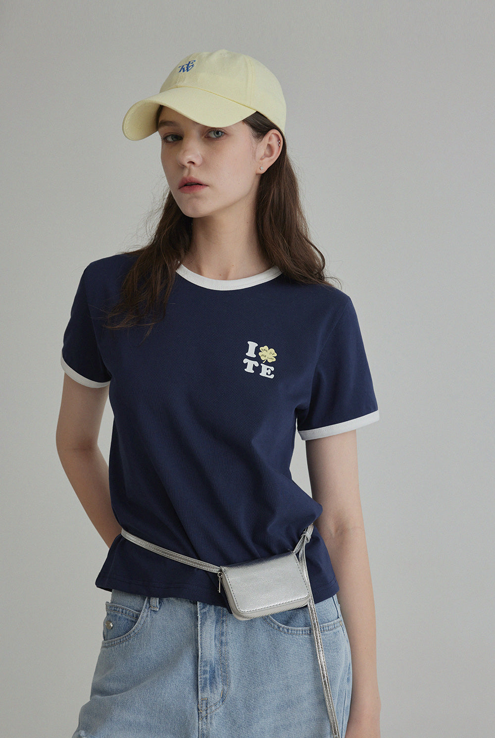 Clover Contrast Ringer T-Shirt