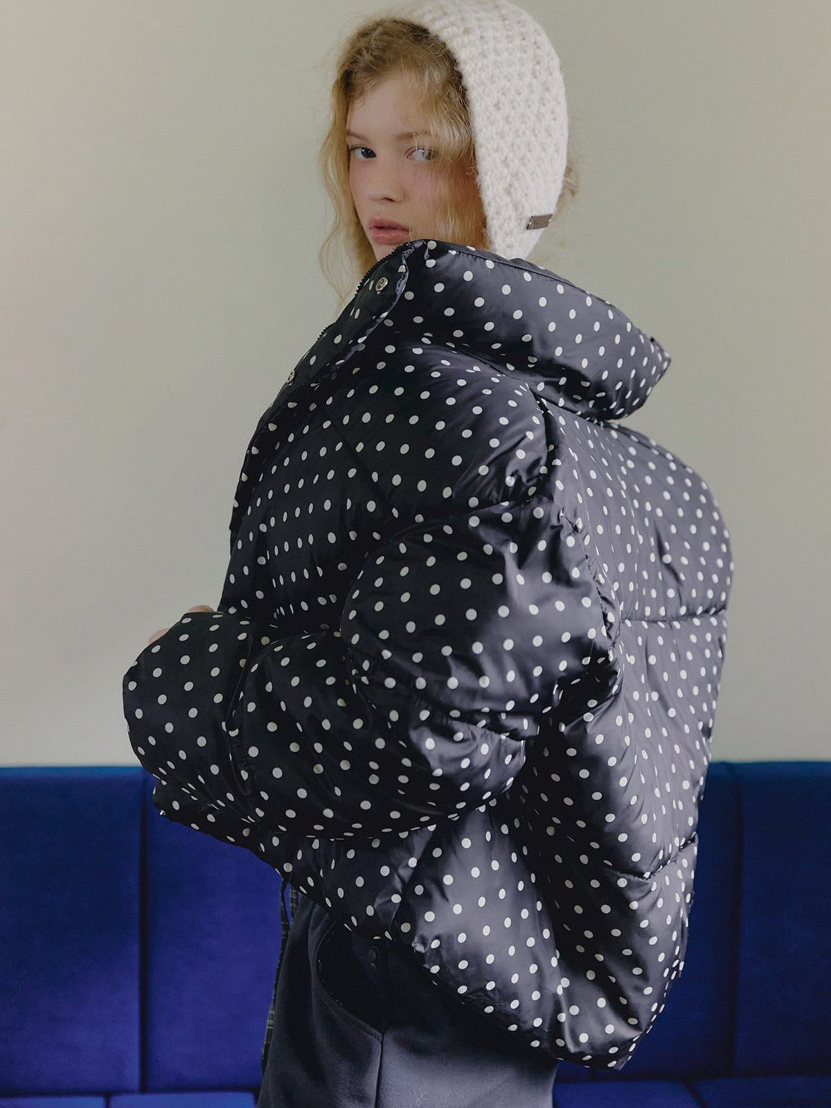 Shaco dot short padded jumper