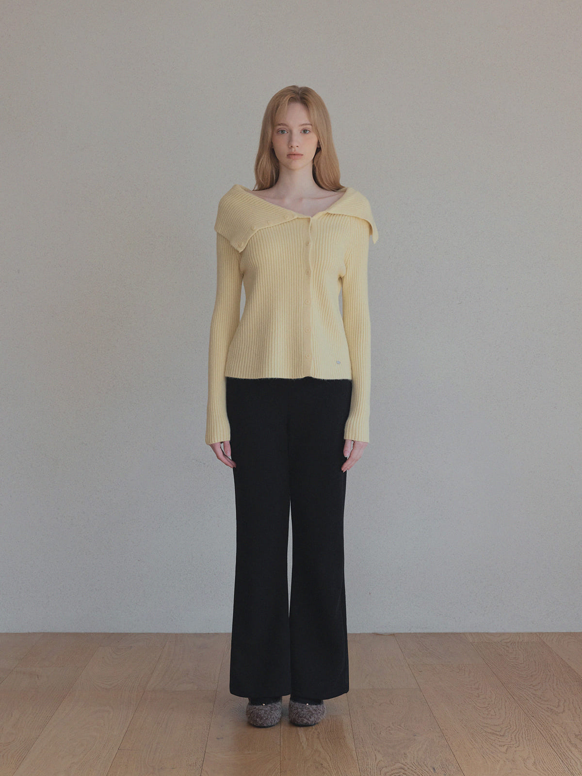 Cohen Sailor Unbalanced Button Knit