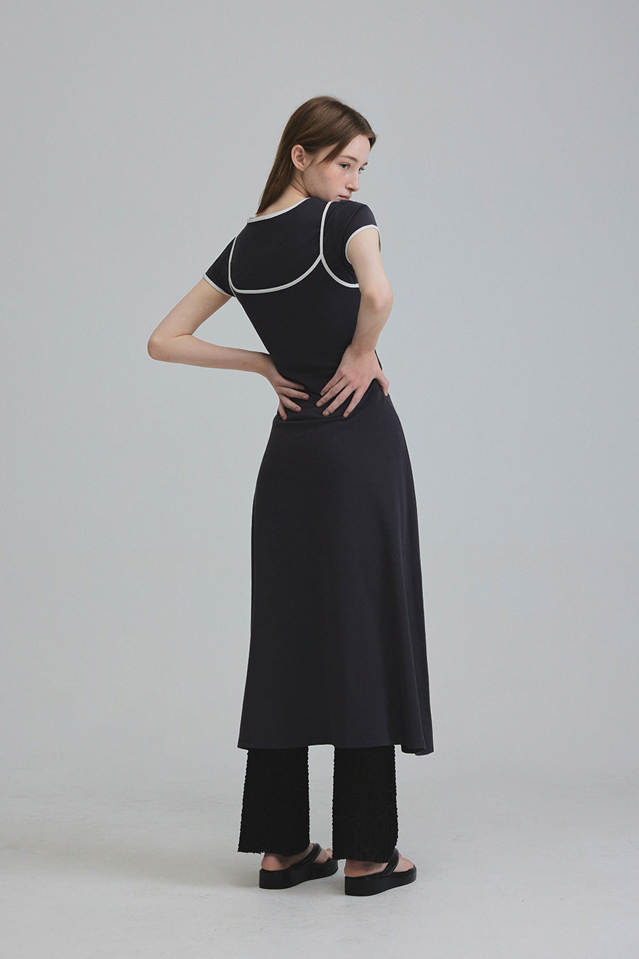 Bibel Contrast T-Shirt Dress Set
