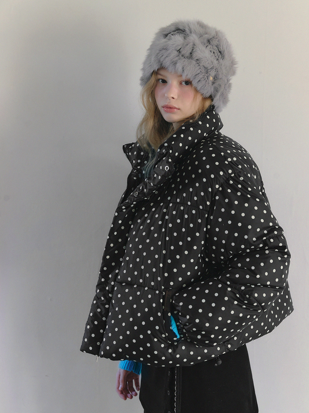 Shaco dot short padded jumper