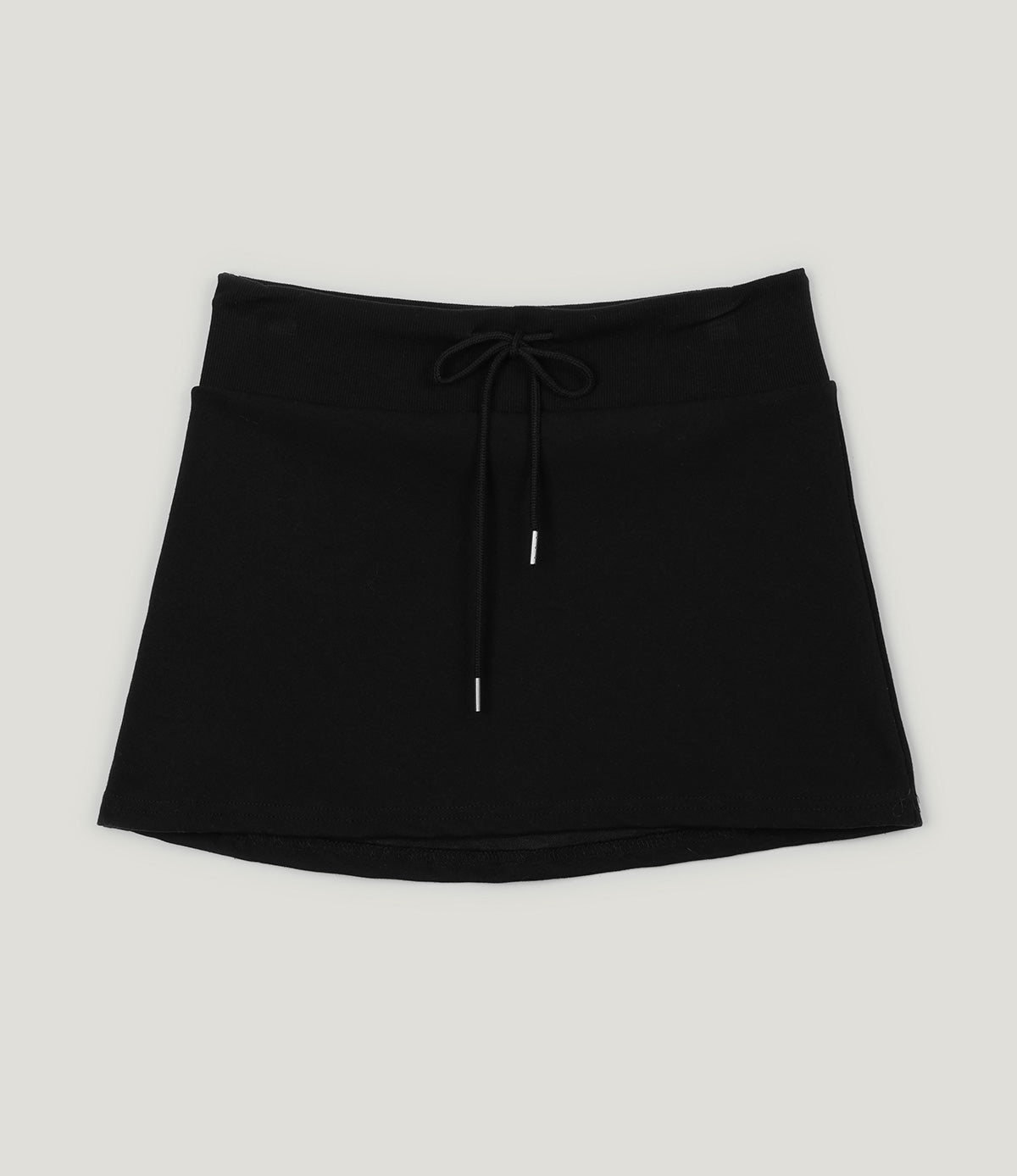 Bican Banding Sweat Mini Skirt