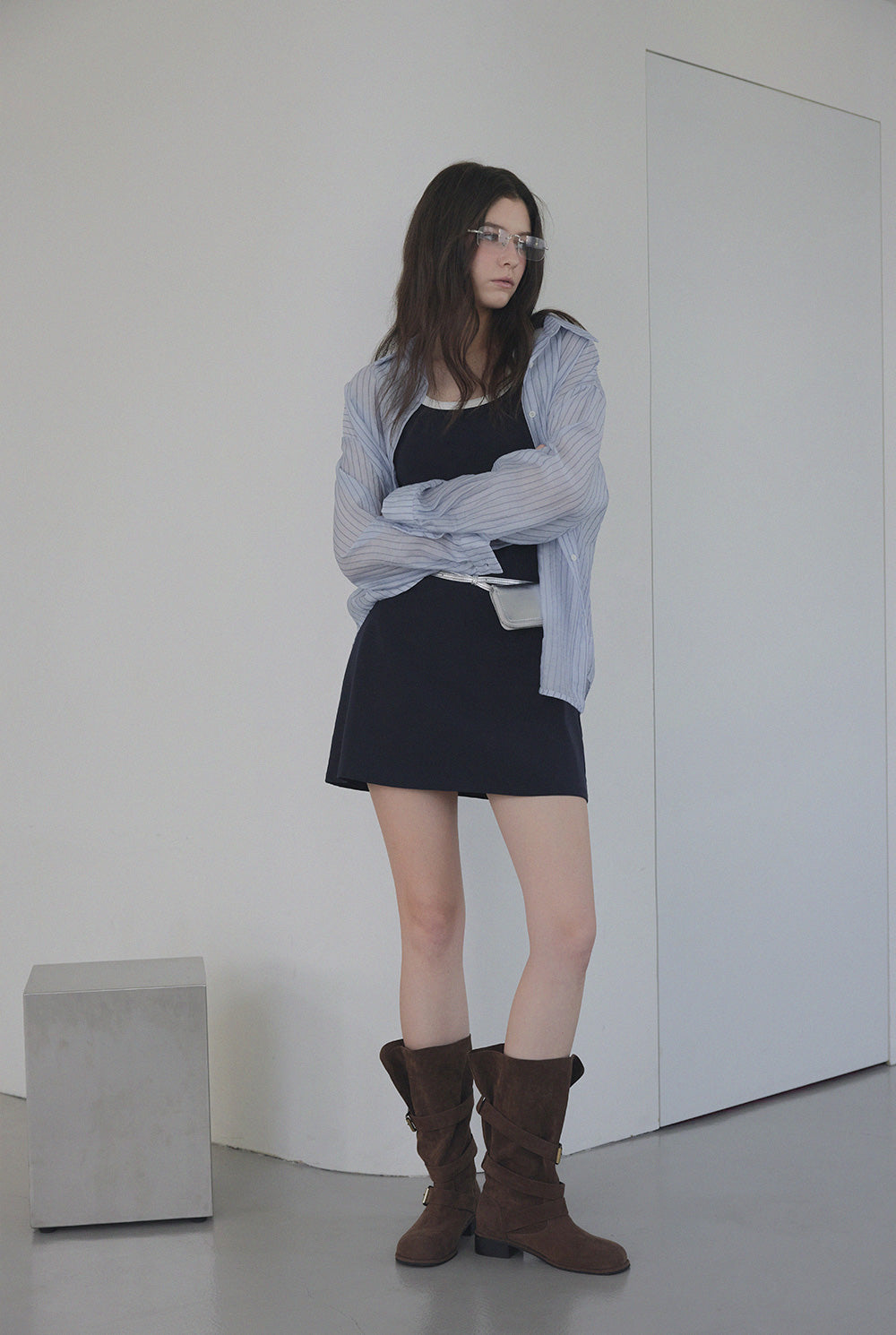 Newman sleeveless mini dress