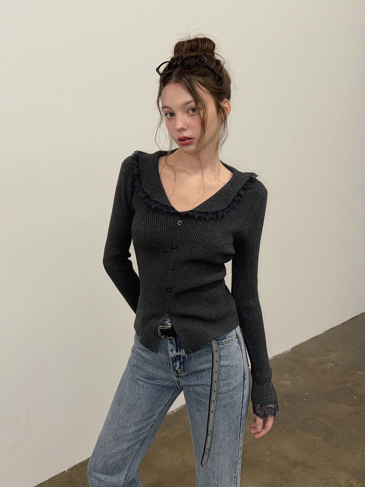 Veron Lace Flower Knit