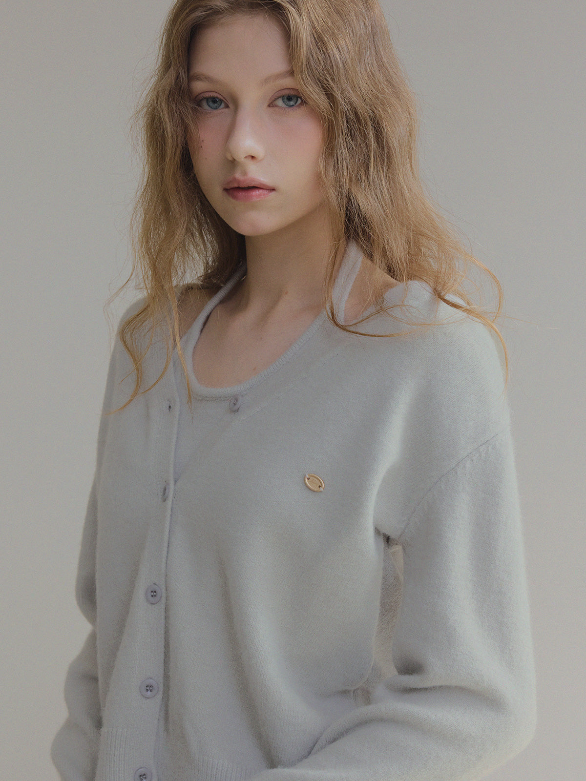 Diar Halter Layered Knit