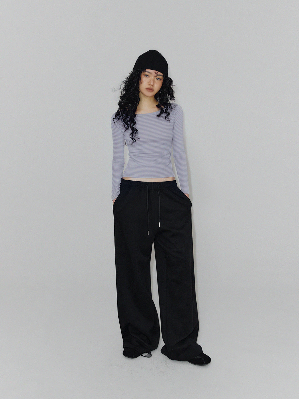 [TWEE] Forden Basic Lange Sweatpants mit beidseitigem Bund