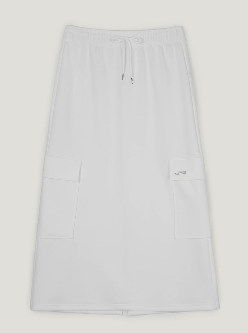 [T:MOVE] Ape Cargo Banding Long Skirt