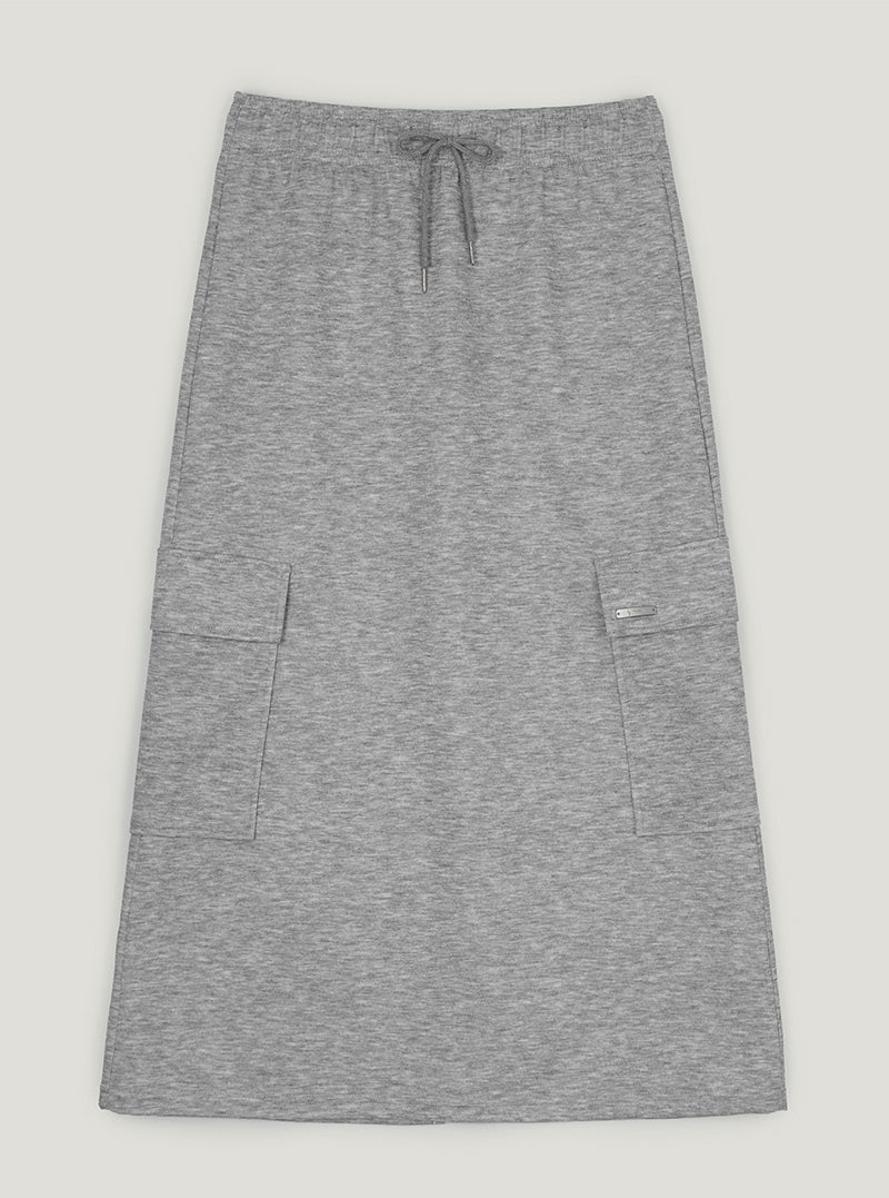 [T:MOVE] Ape Cargo Banding Long Skirt