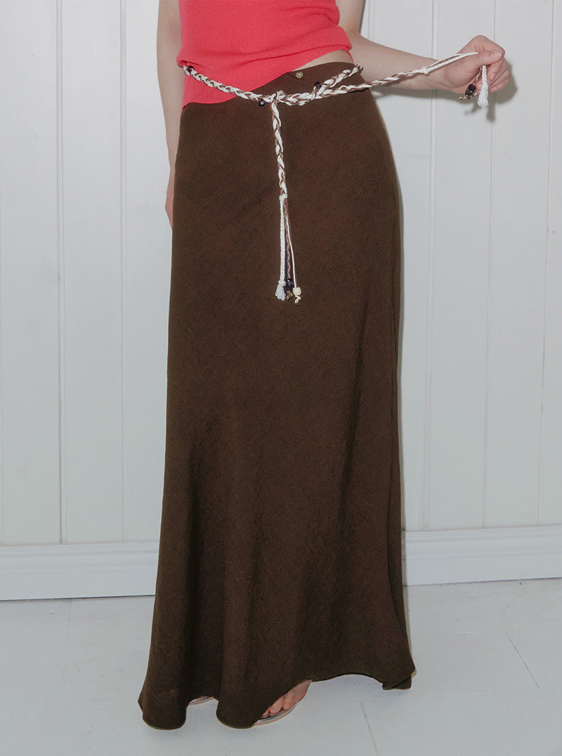 Kato banding maxi long skirt
