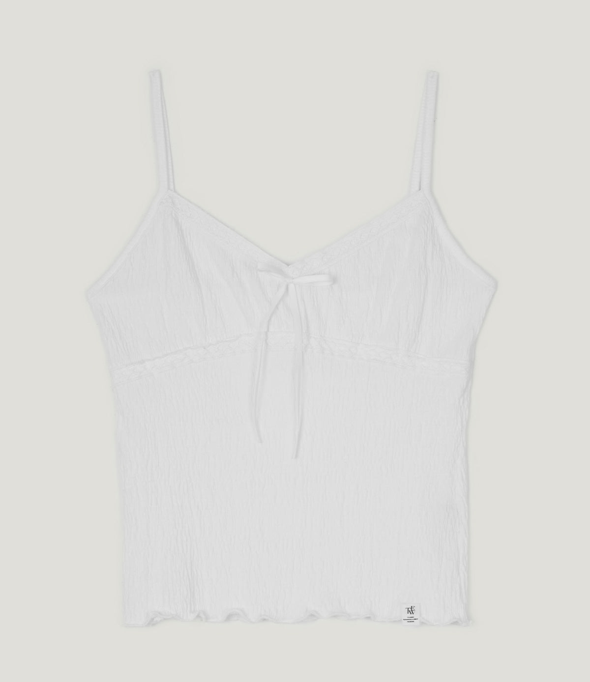 [TWEE] Heden Lace Contrast Sleeveless Top