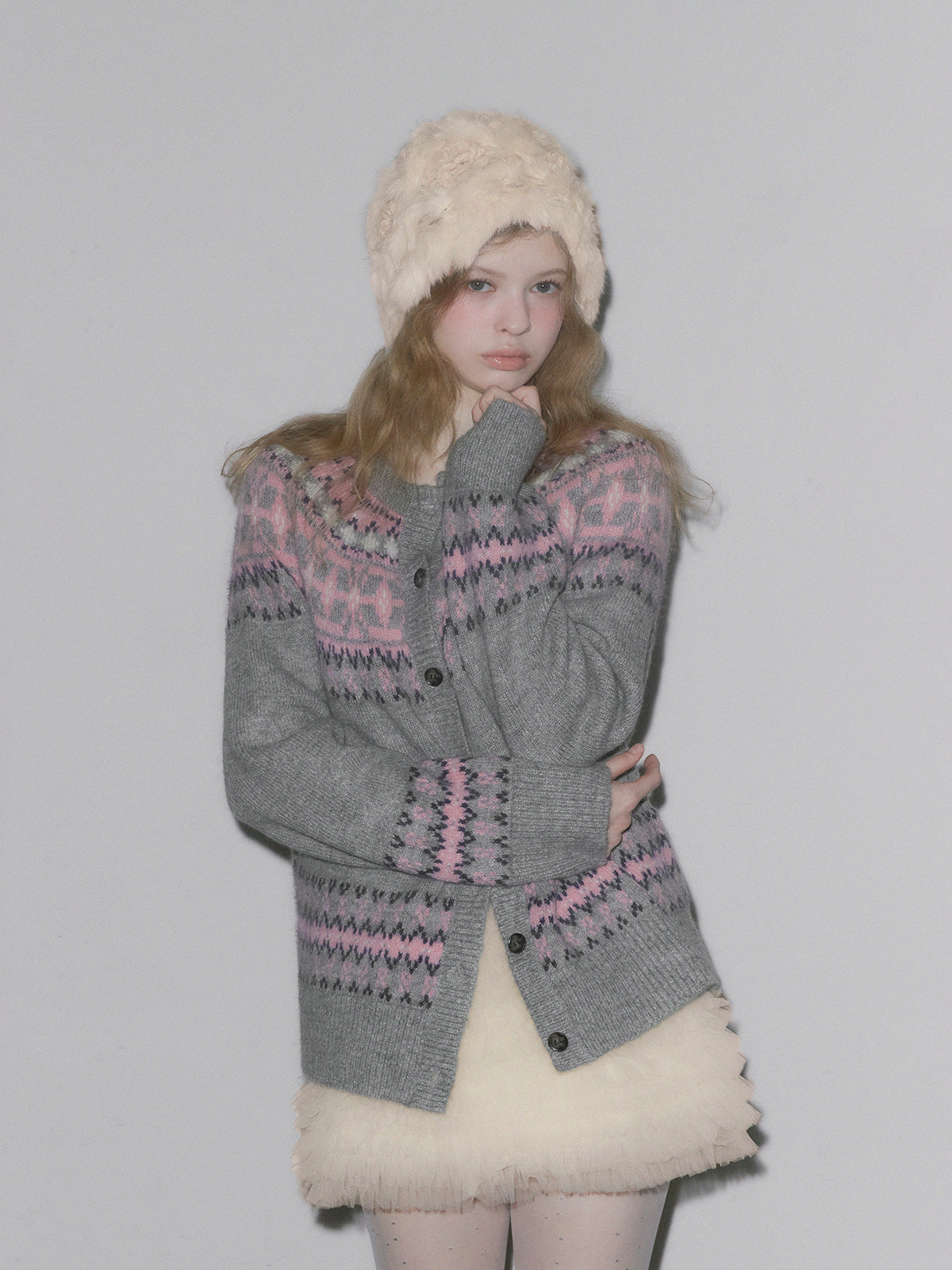 [TWEE] Epin Nordic Strick-Cardigan