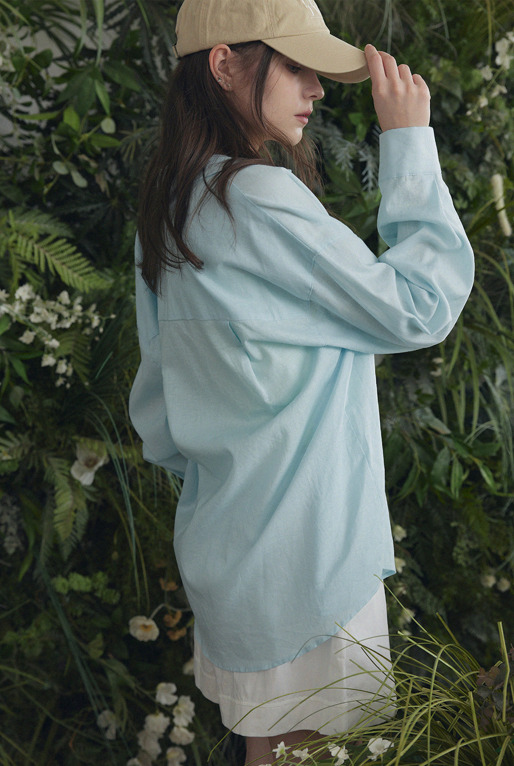 [TWEE] Emend Leinen Oversized Hemd