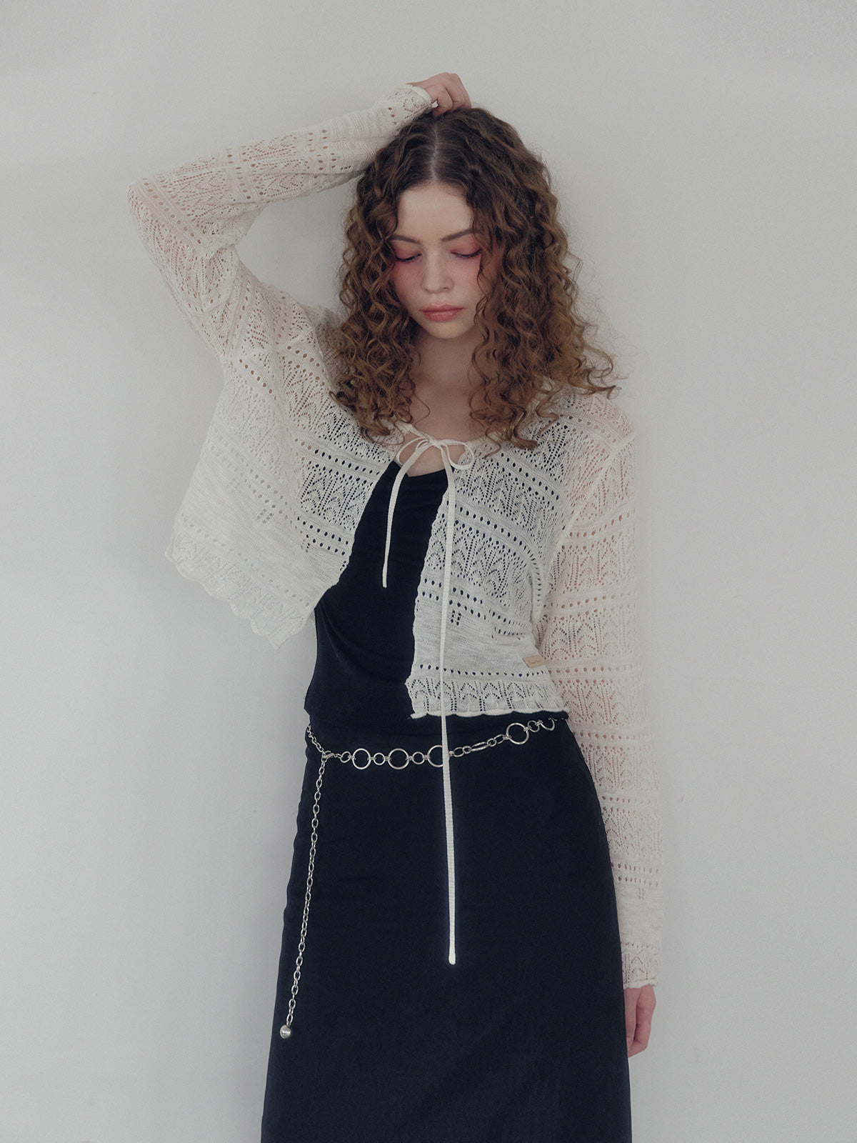 [TWEE] Buechen Punching Scasi Cardigan