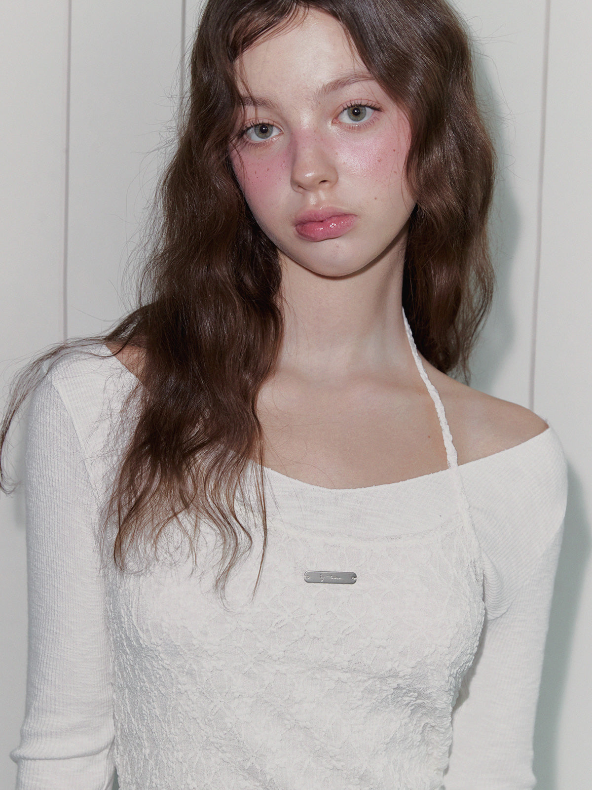 [TWEE] Kits Symbol Top halter in pizzo