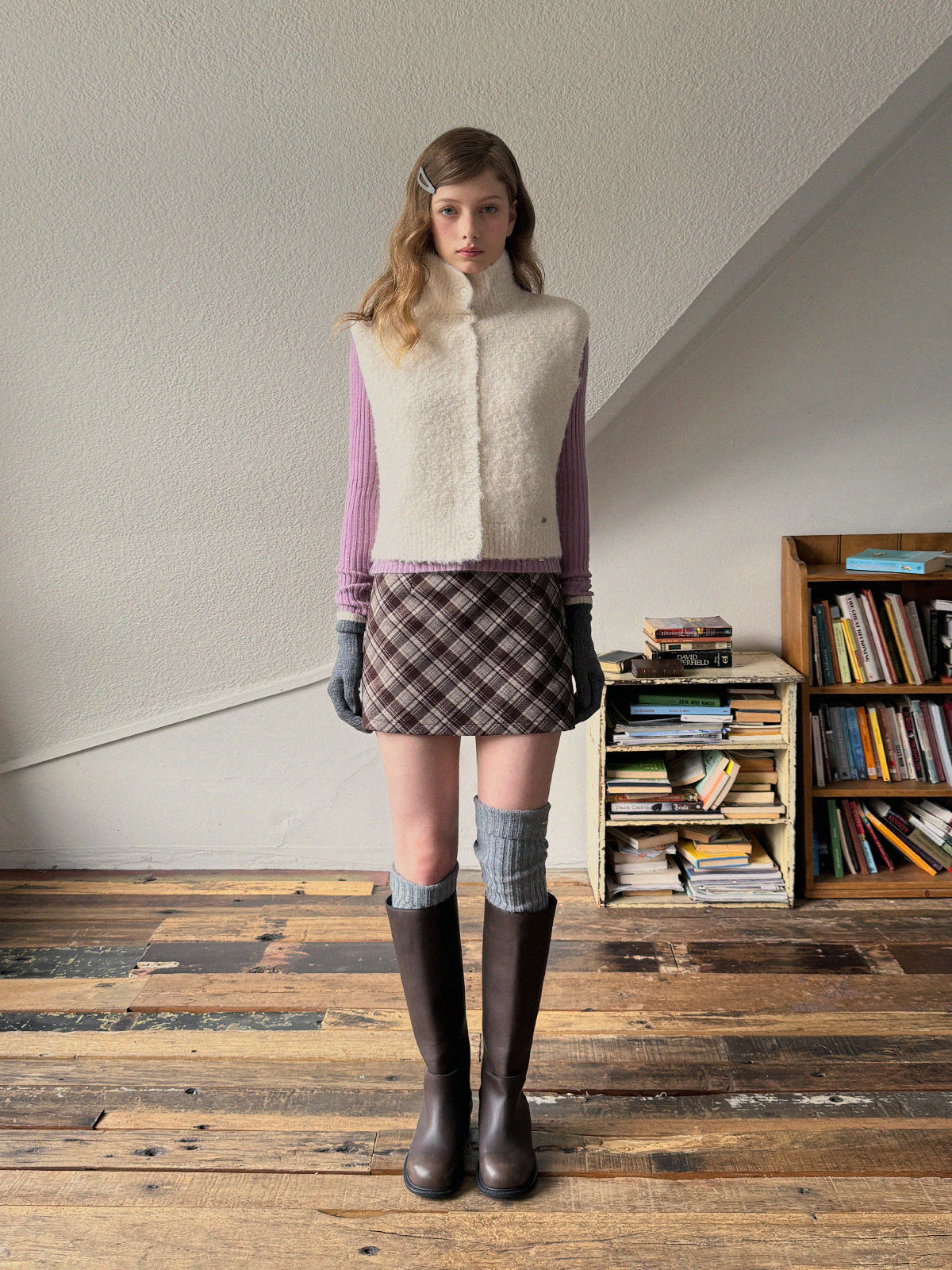 [TWEE] Áo Gile Len Cổ Cao