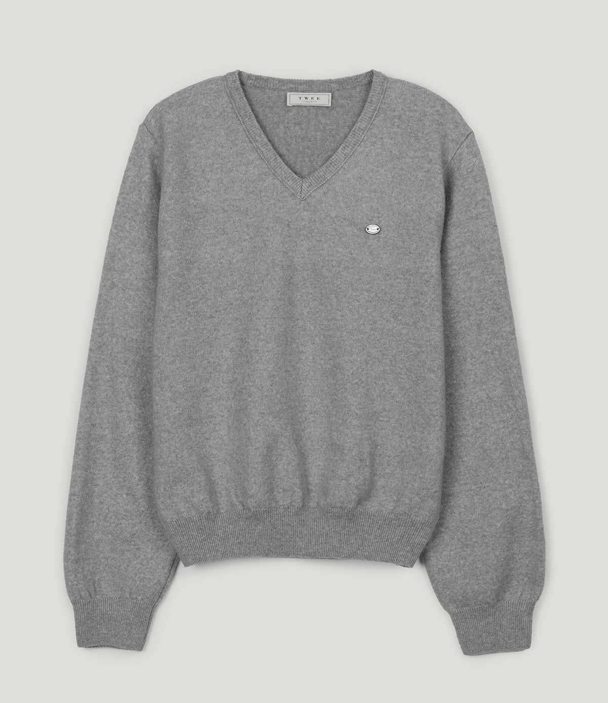 [TWEE] Lena Basic V-Ausschnitt Stricktop