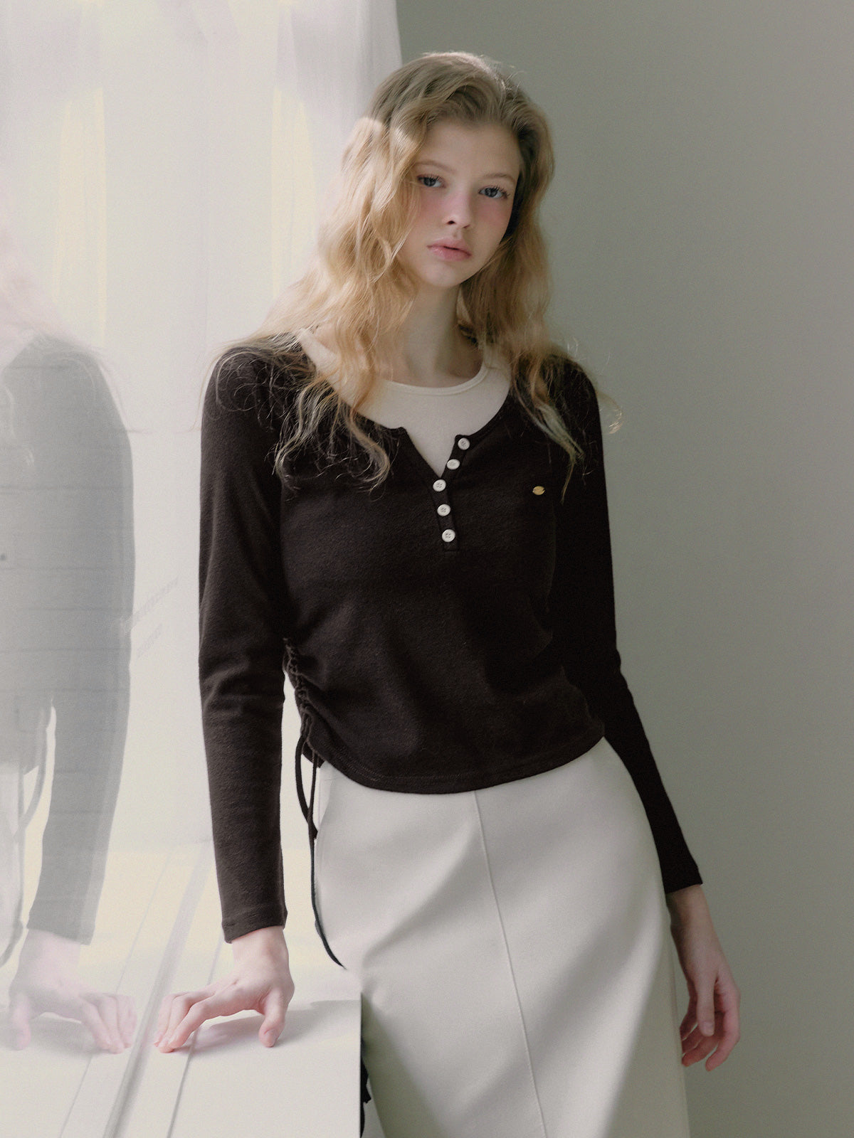 [TWEE] Áo Len Màu Phối Lớp Sien