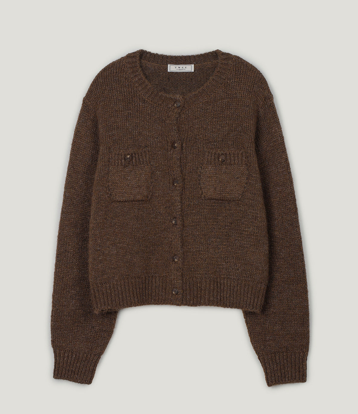 ンニット NKNIT KNIT blouson ニット／茶2 NKNIT KNIT blouson ニットブルゾン／ブラウン - メルカリ