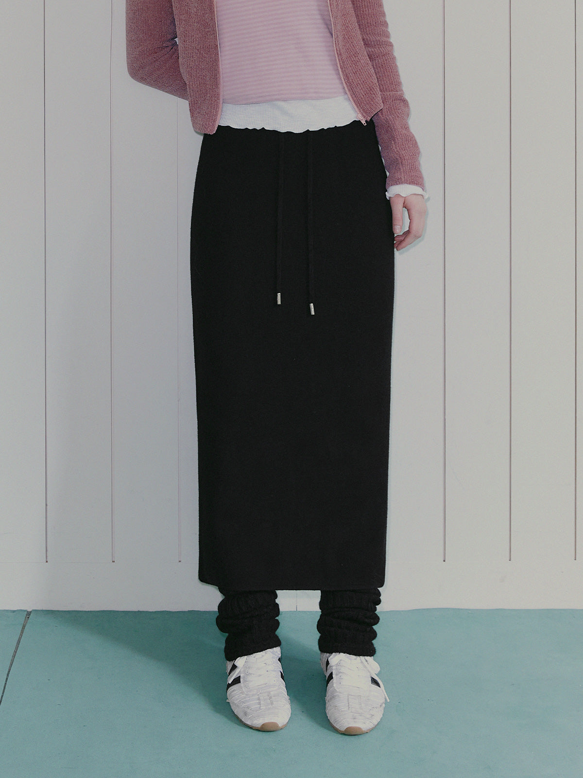 [TWEE] Told Knit Banding Skirt