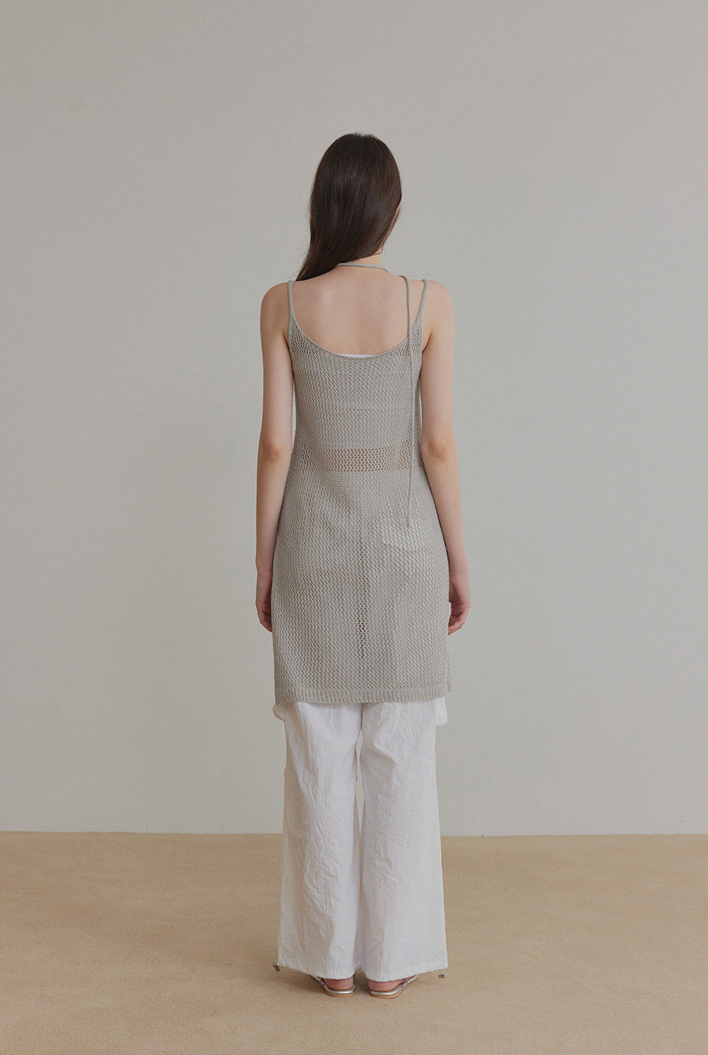 [TWEE] Romit ärmelloses Punching-Kleid (Träger-Set)