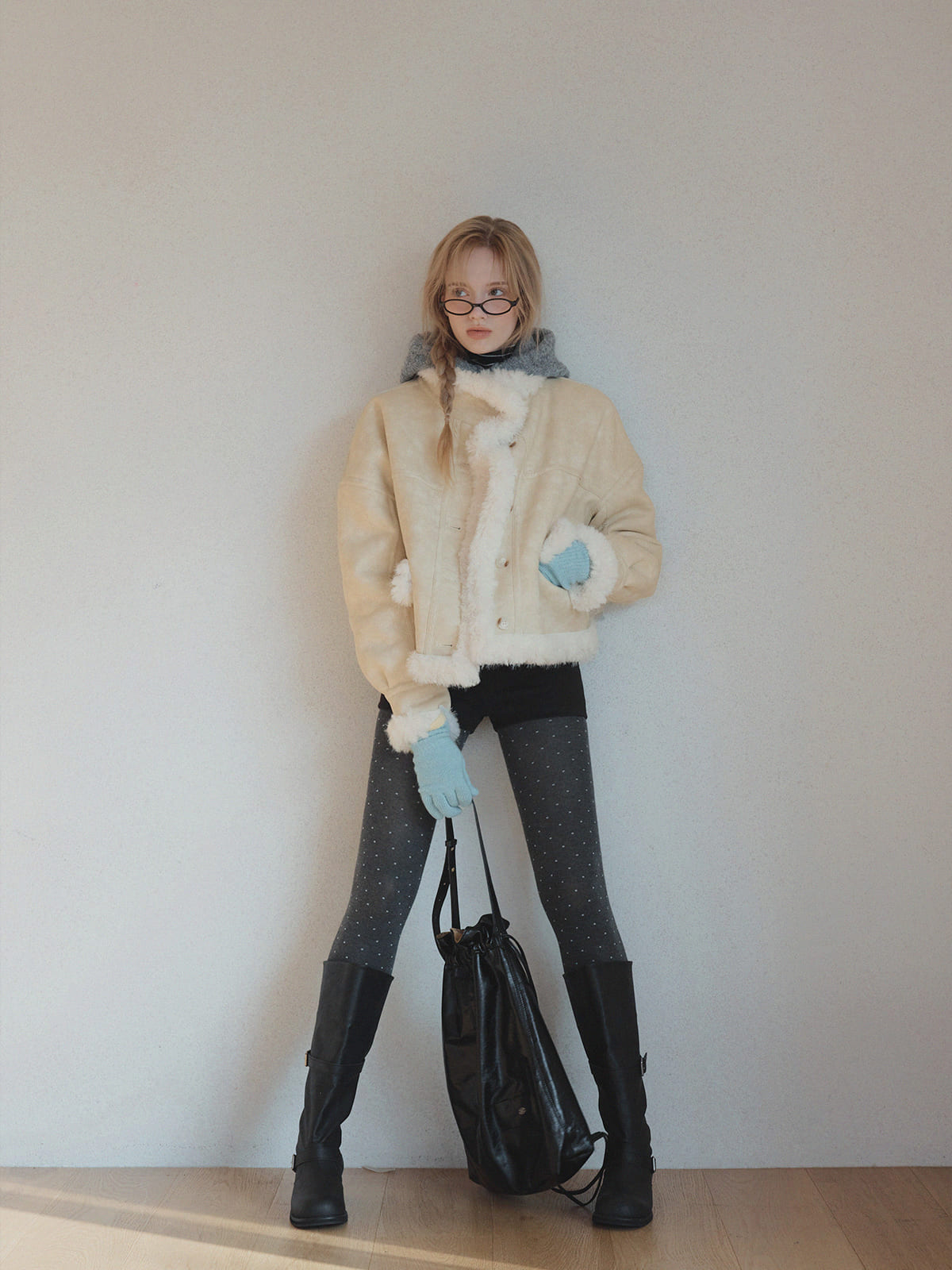 [TWEE] Oblin Color-Block Kunstwildleder Mustang