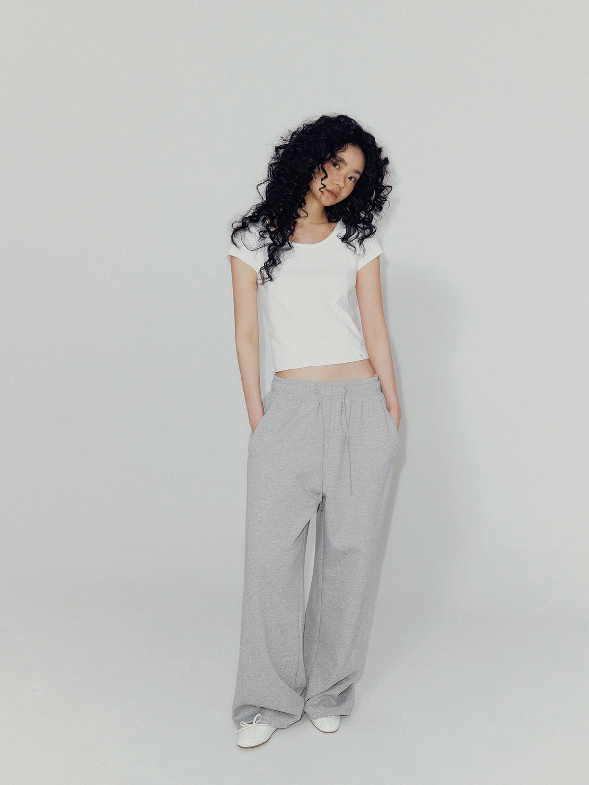 [TWEE] Forden Basic Two-Way Banding Long Sweat Pants