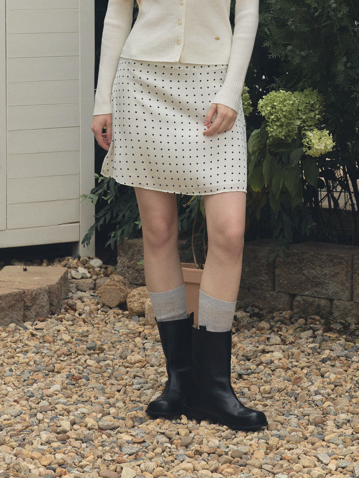 【TWEE】Enton Dot Mini Skirt