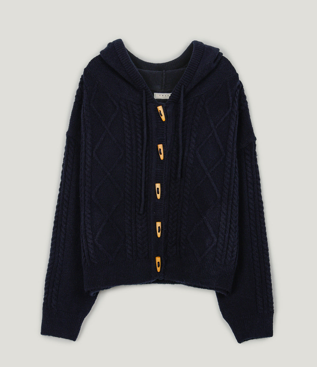 [TWEE] Áo Khoác Len Có Mũ Nev Toggle