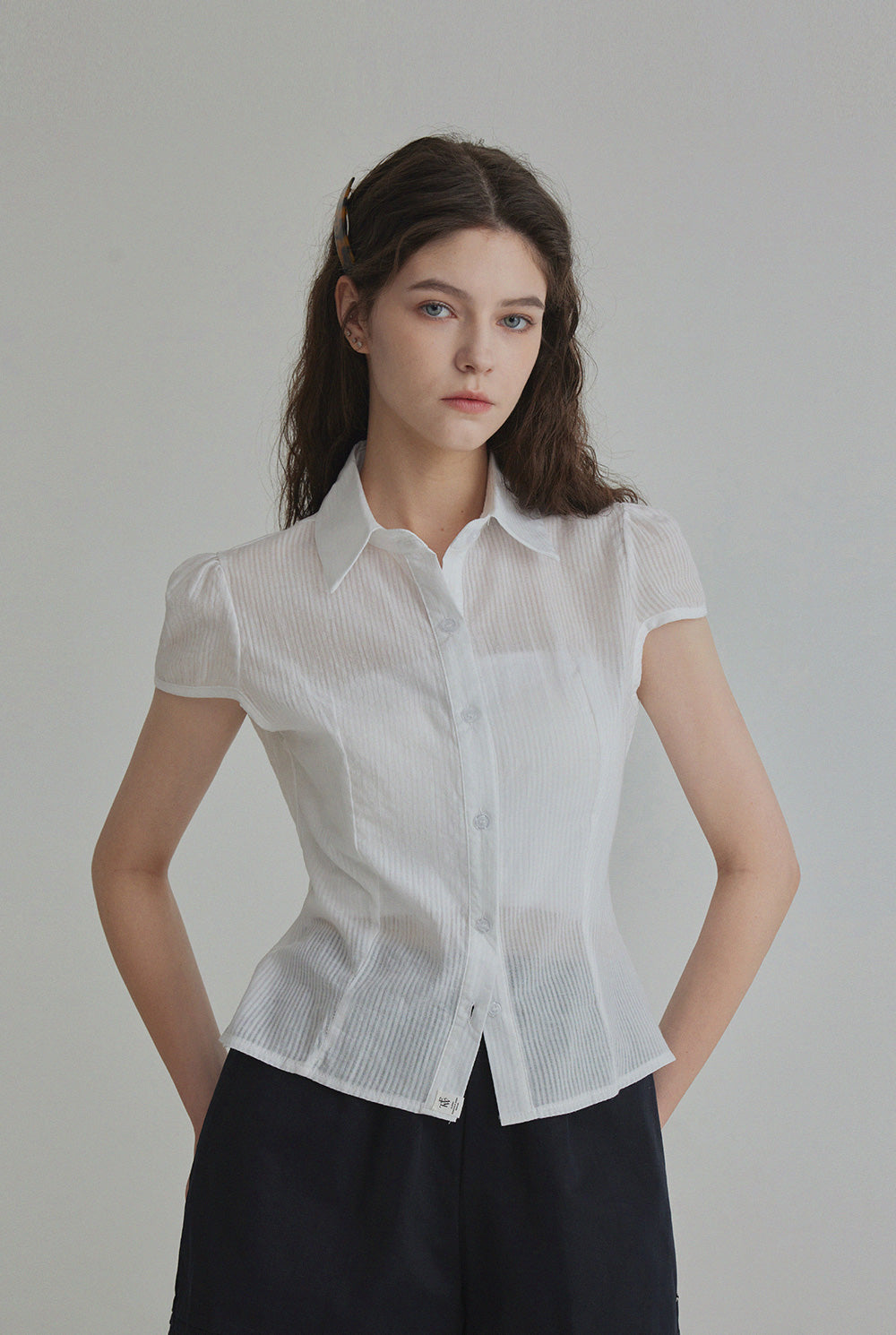 [TWEE] Dico Stripe Shirt mit Kappärmeln