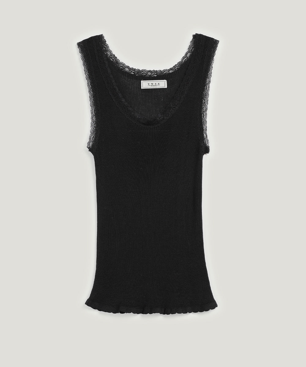 [TWEE] Foresis lace sleeveless