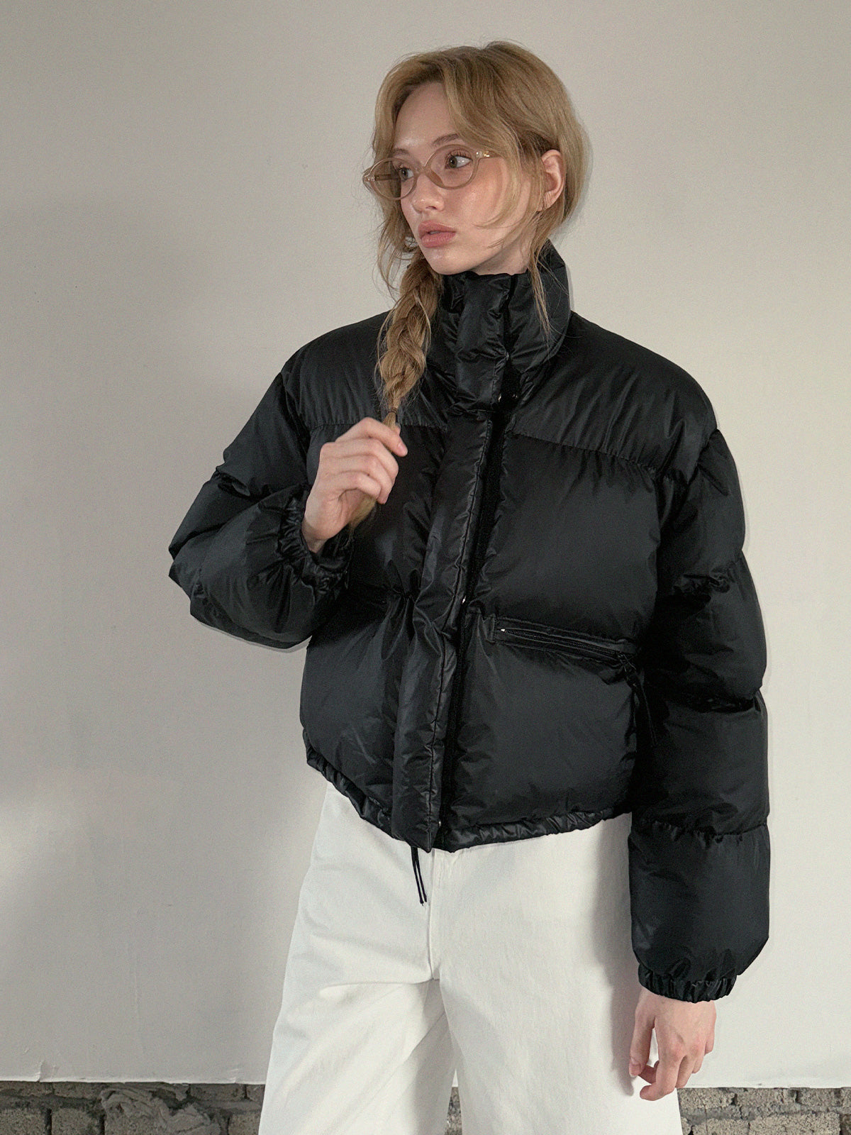 [TWEE] Maglione Corto Imbottito Basic Nitcon