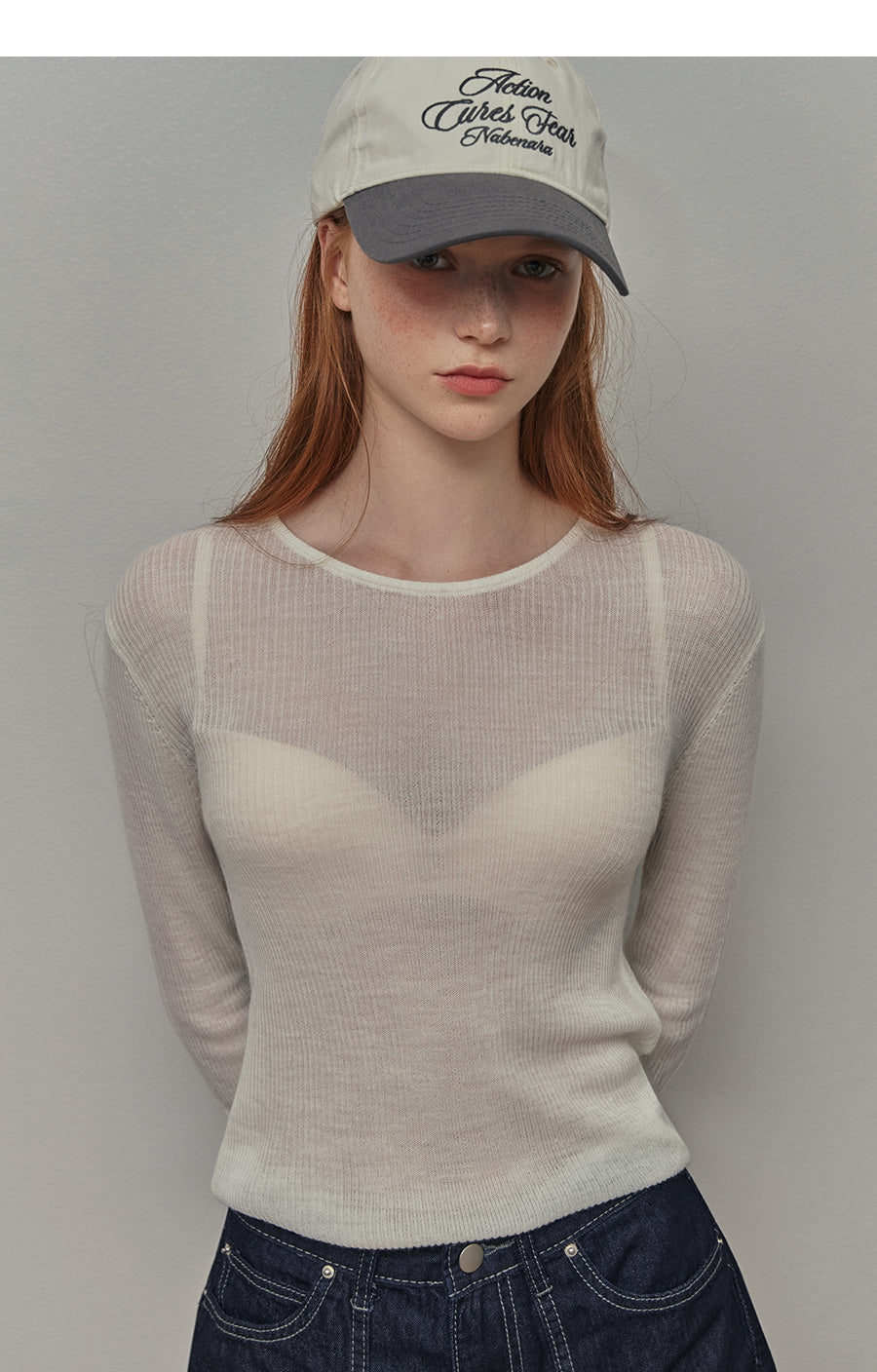 [TWEE] Goble Wool See-Through Knit