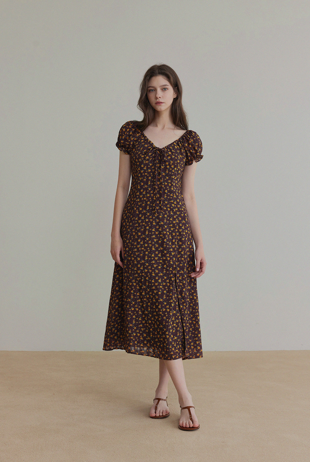 [TWEE] Robe longue Shua Floral réversible