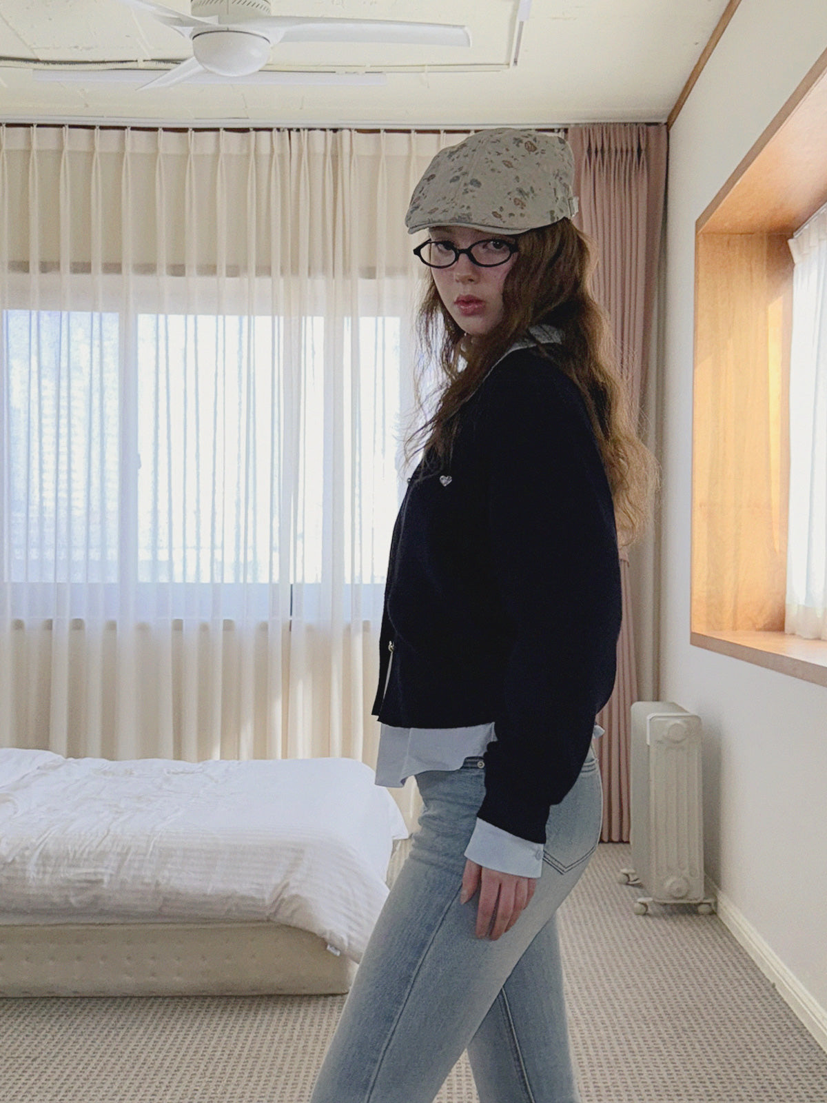 [TWEE] Kisha Vintage Washed Bootcut Denim Pants