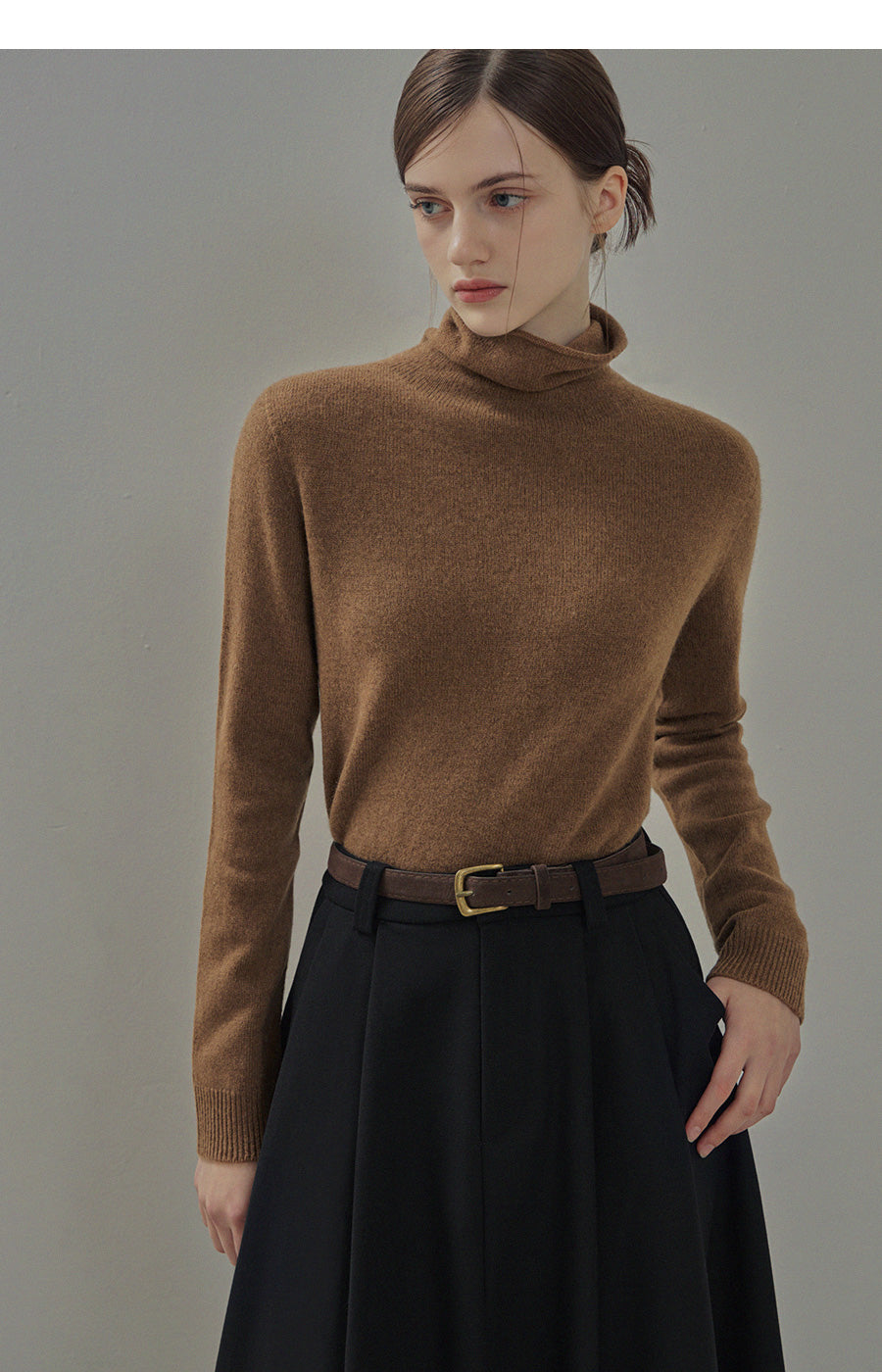 [TWEE] Canary Turtleneck Knit (100% woocl)