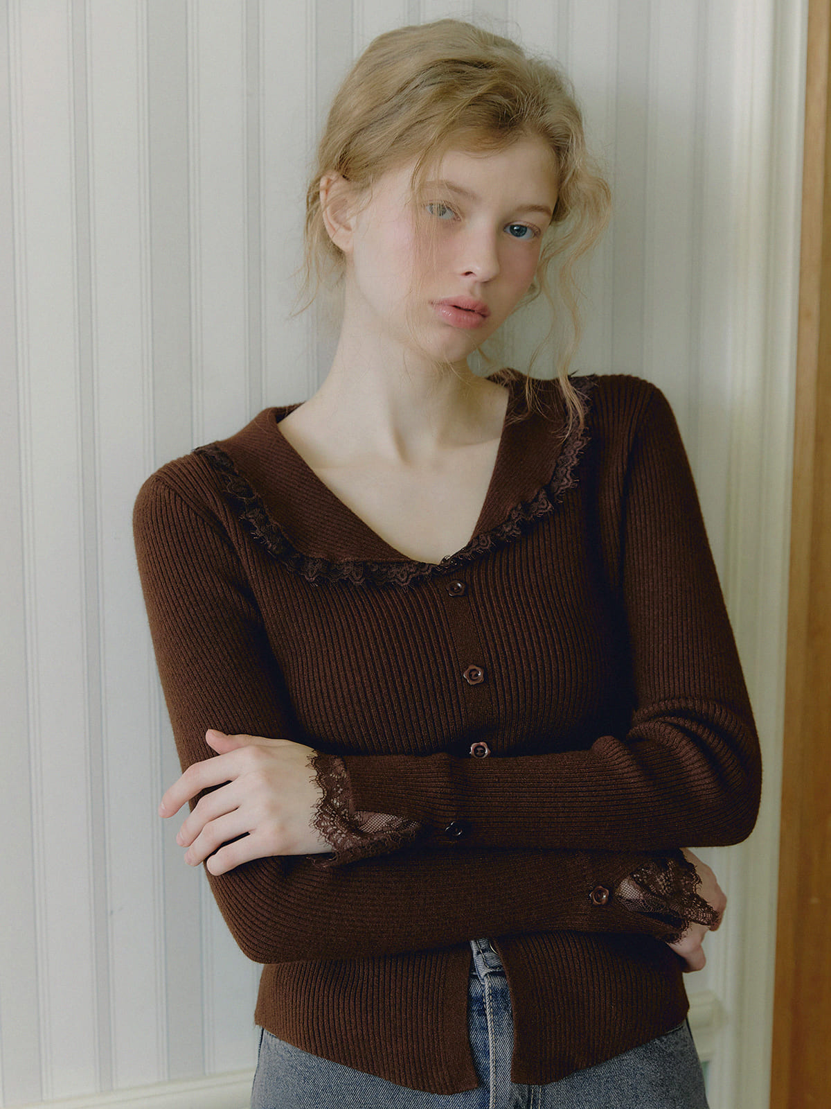 [TWEE] Veron Spitzenblumen-Strick