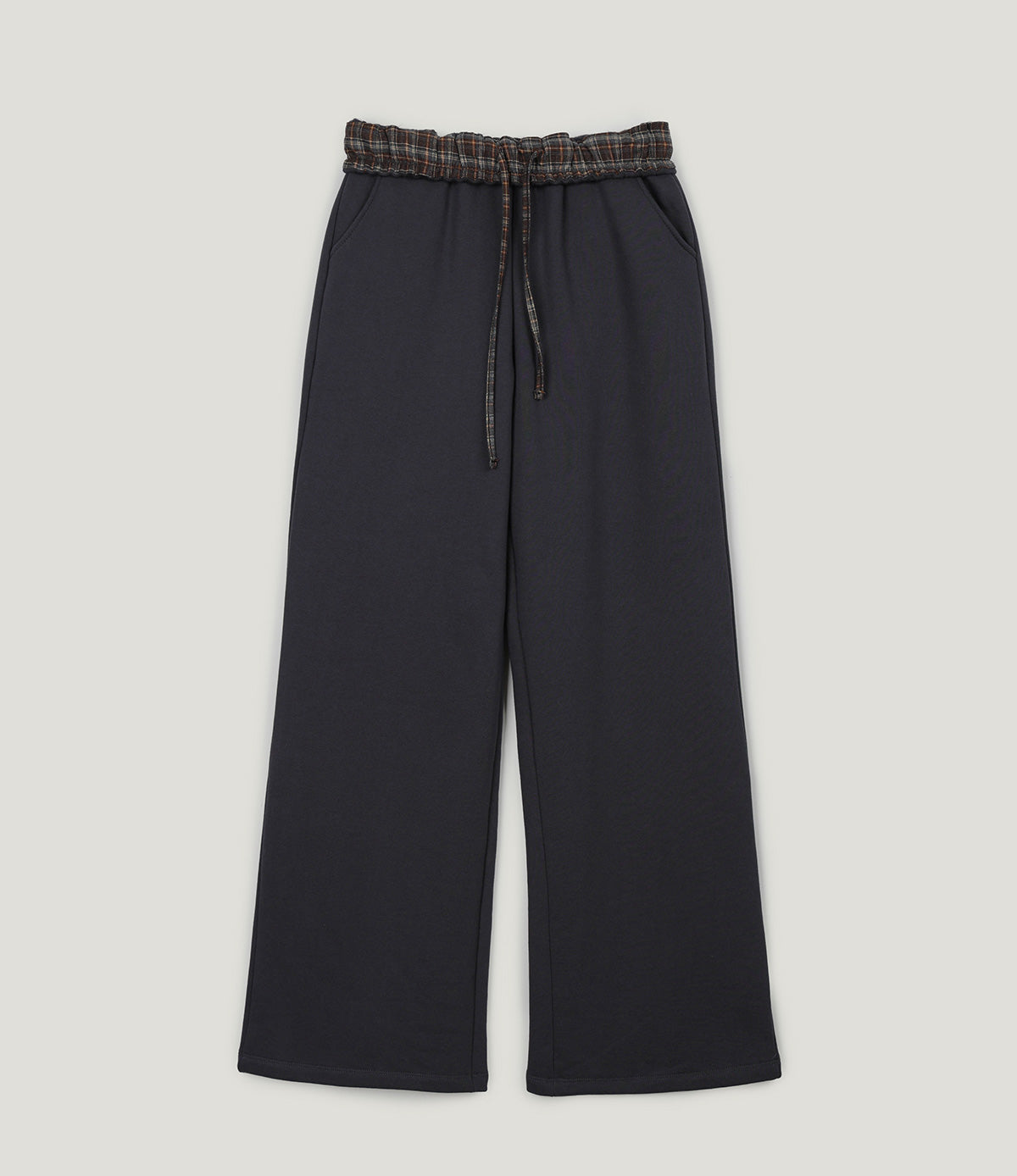 [TWEE] Quần Sweatpants Rộng Phối Màu Jardin Check