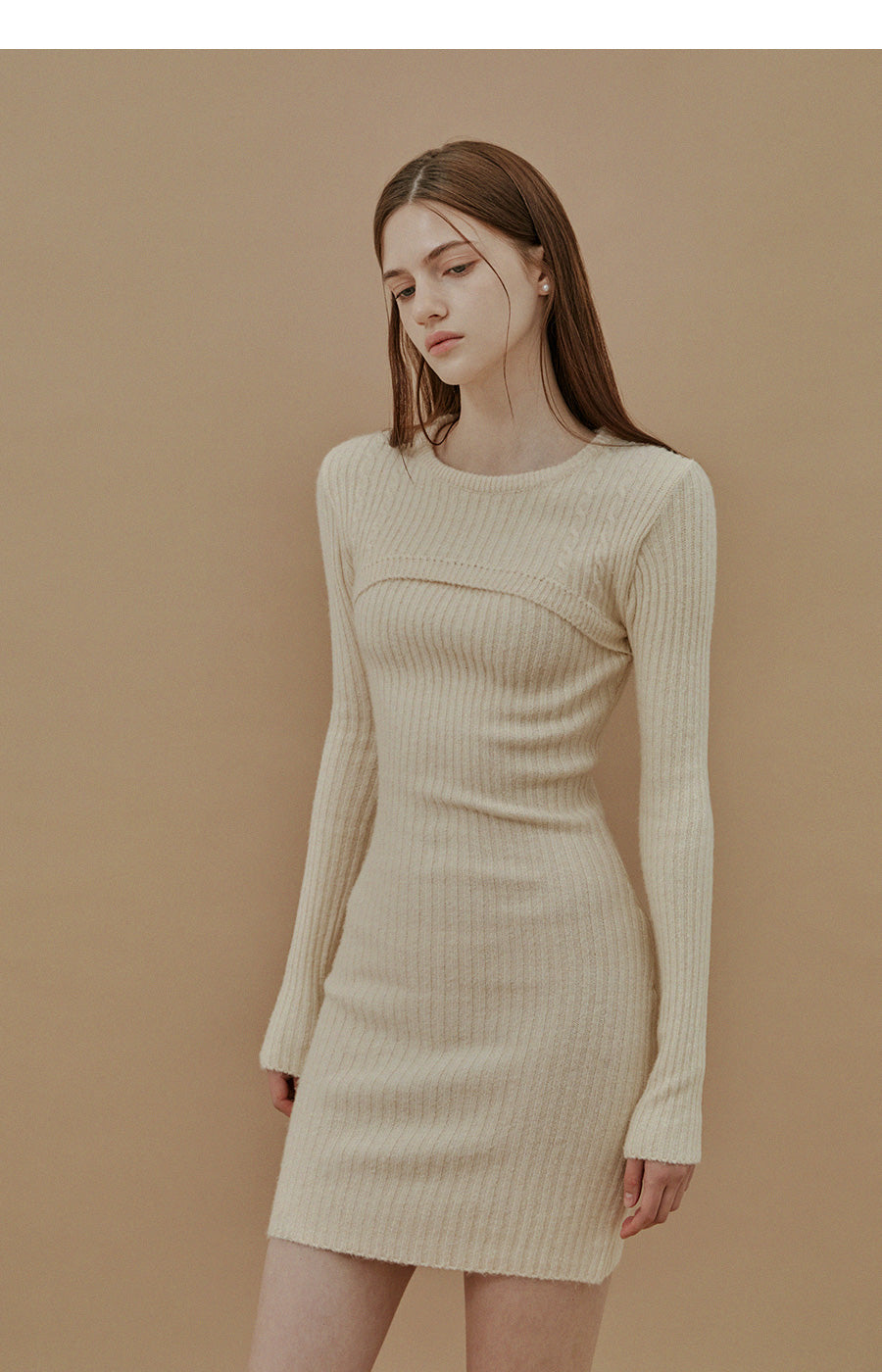 [TWEE] Dylan Cut-Out Bolero Knit Dress