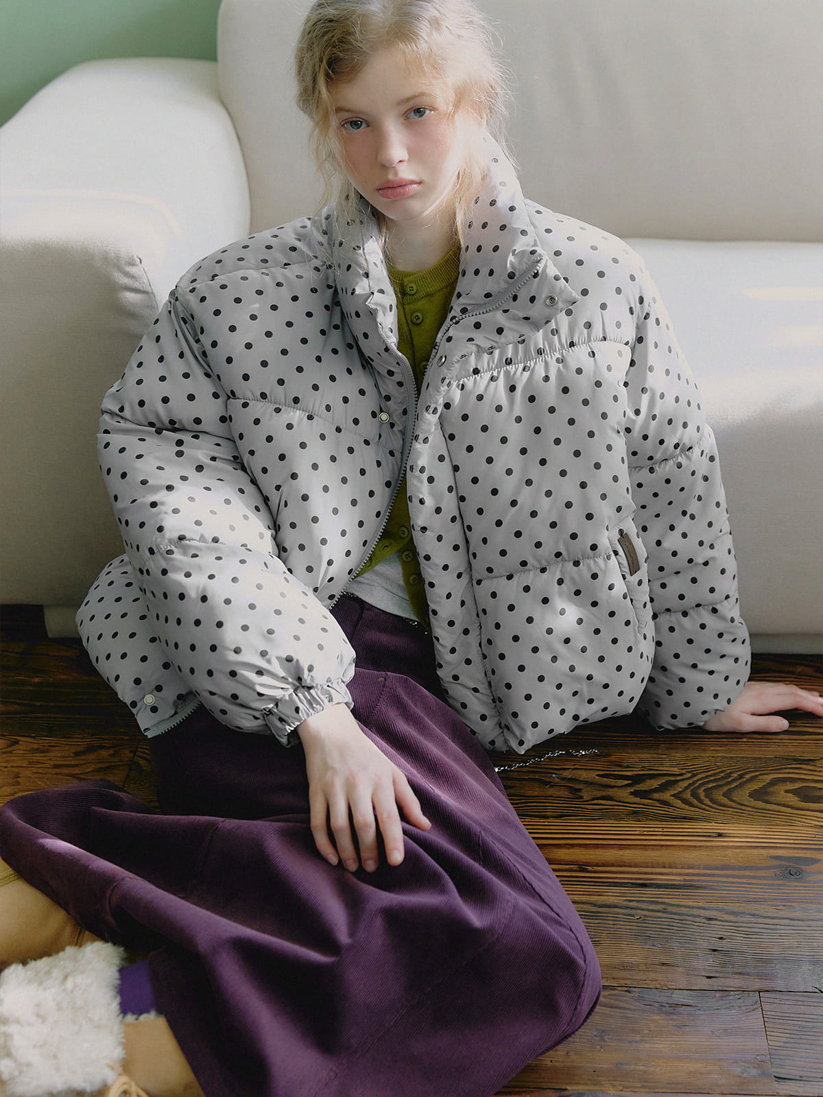 [TWEE] Shaco dot short padded jumper