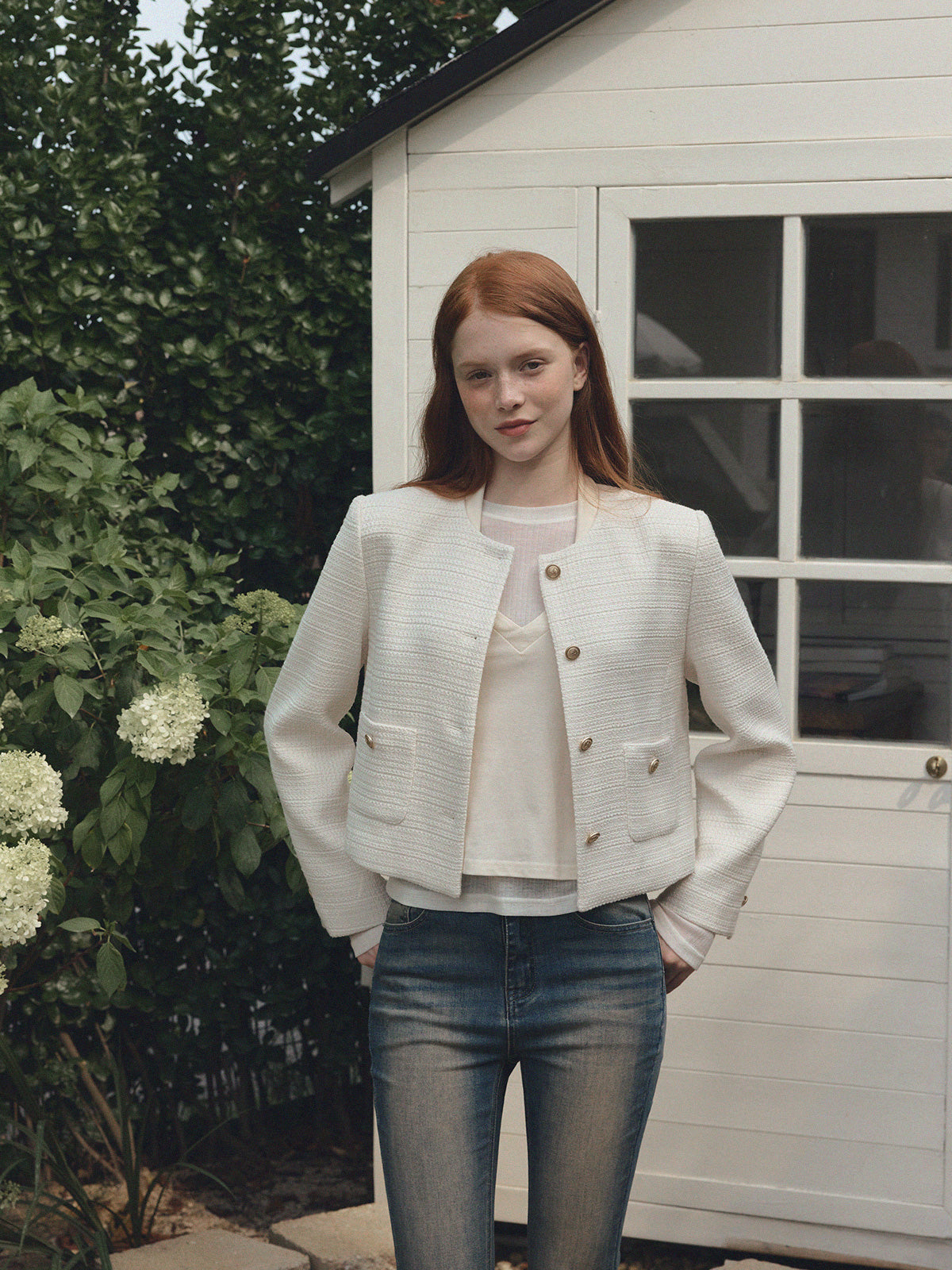 [TWEE] Bondy Round Tweed Jacket