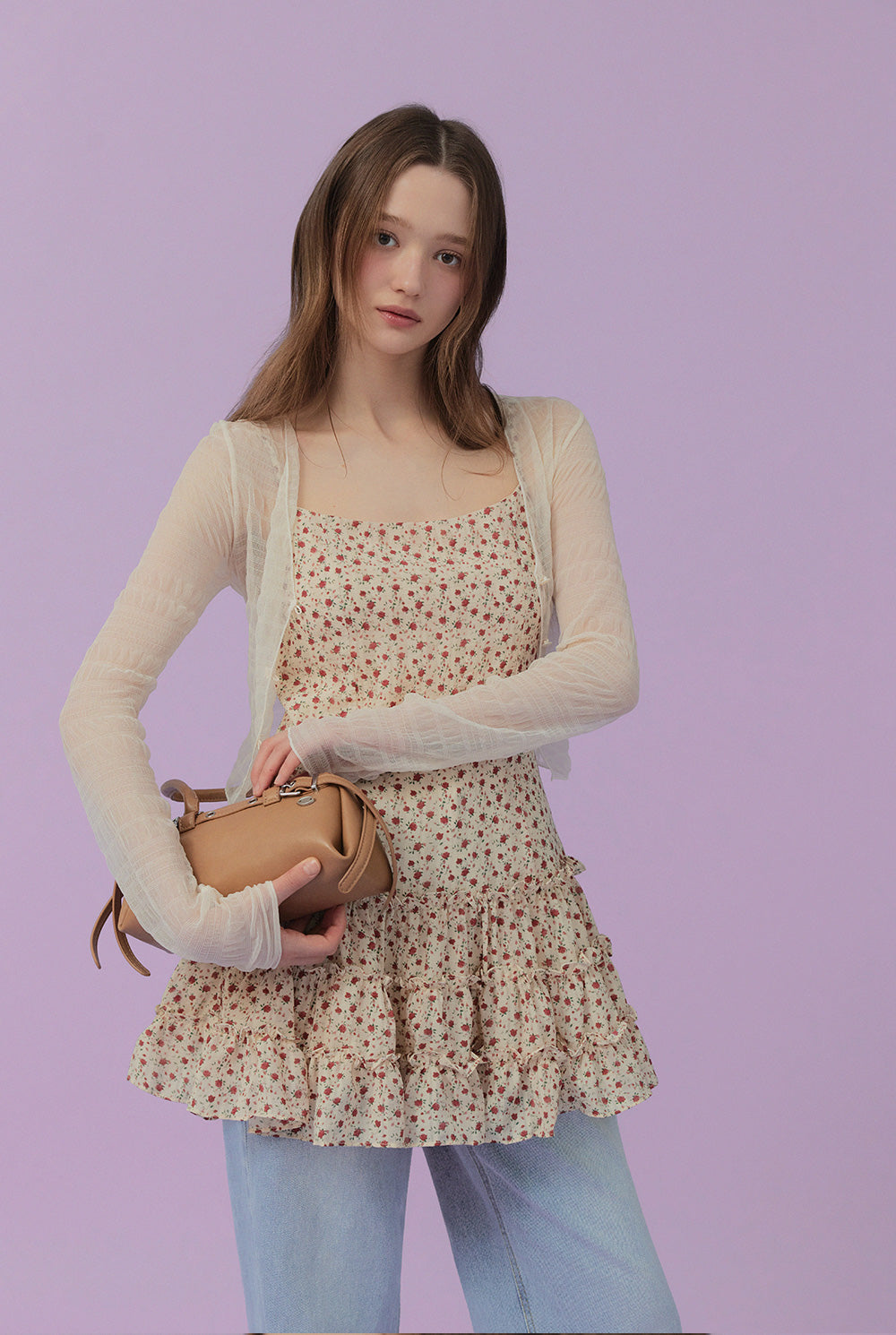 [TWEE] Robe Mini à Volants Ldoor