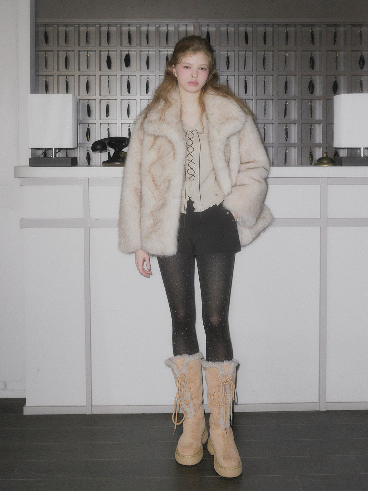 [TWEE] Tiver Rüschen-Corsagen-Longsleeve