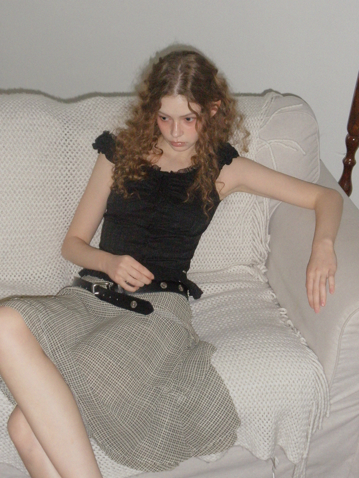 [TWEE] Untive 图案无袖衬衫