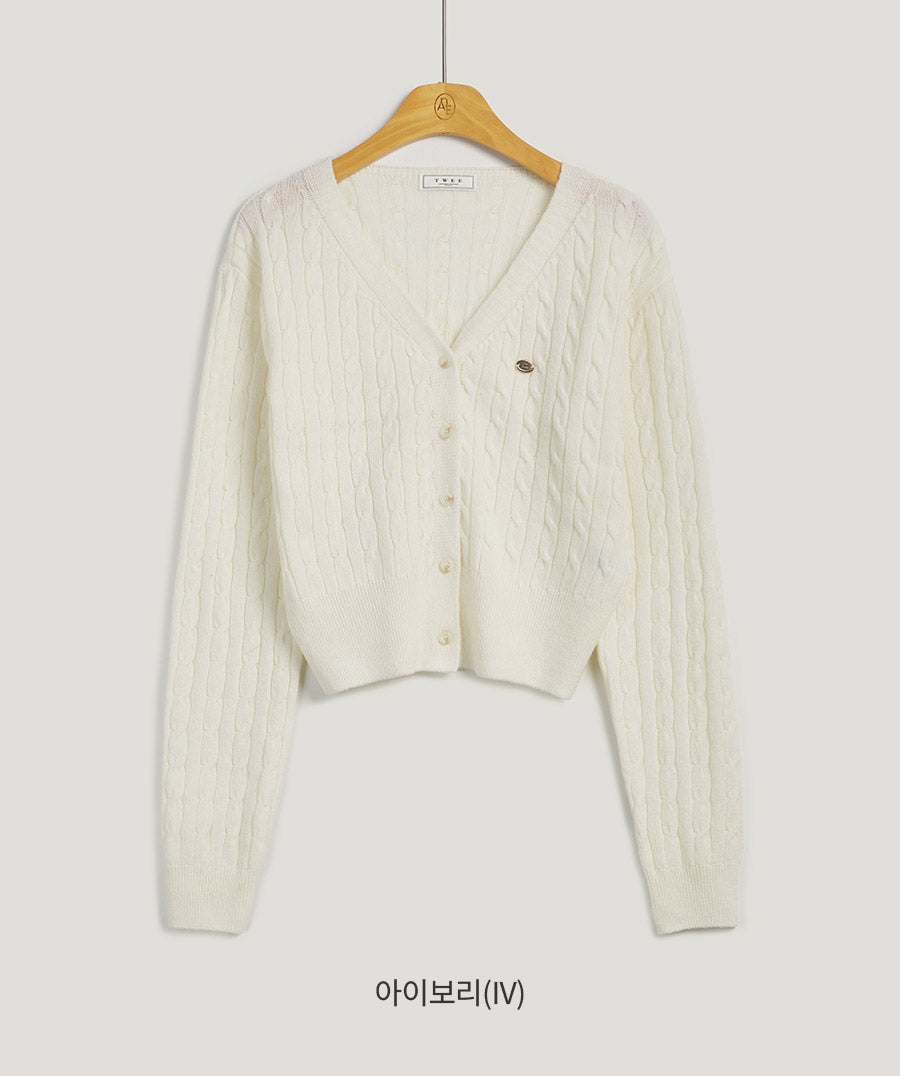 Sweetie Angora Knit Cardigan - Main Image