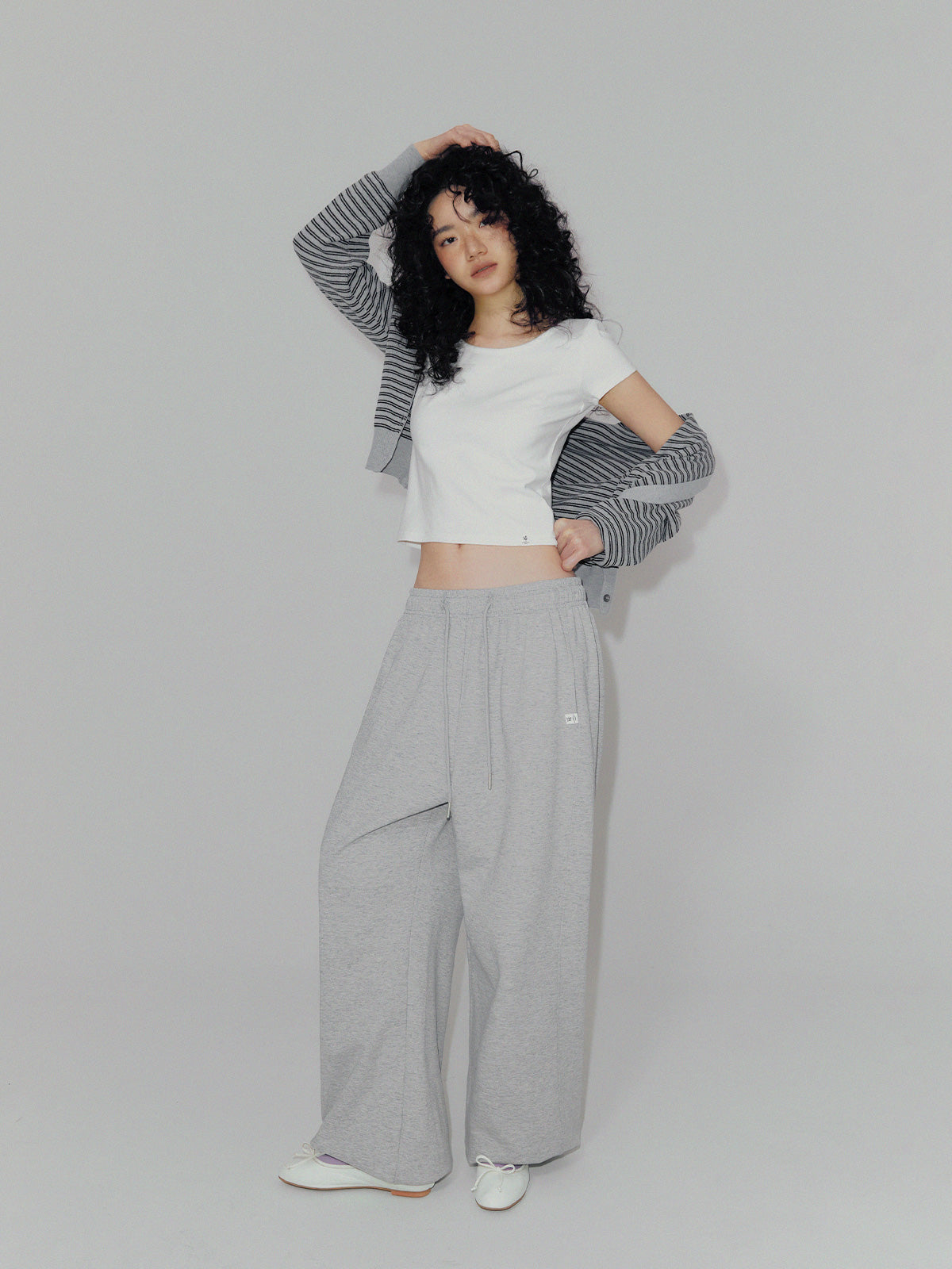[TWEE] Forden Basic Two-Way Banding Long Sweat Pants