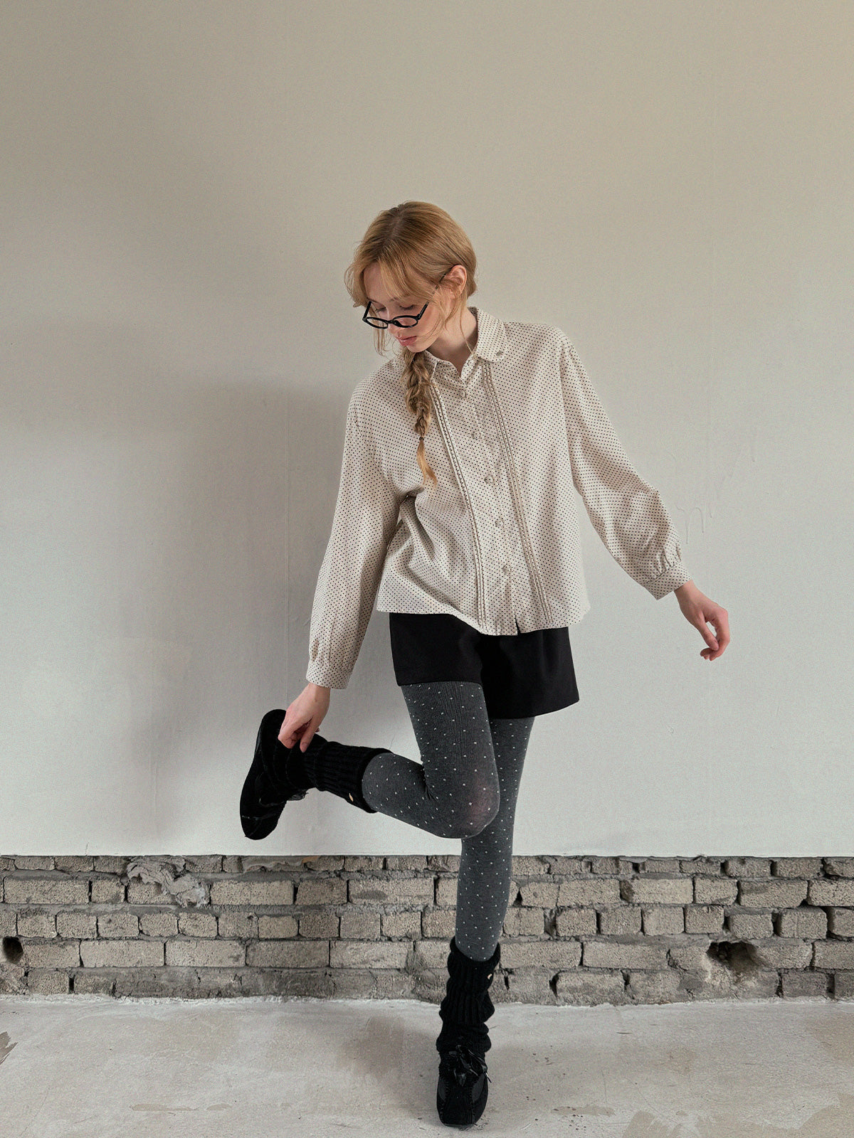 [TWEE] Blouse Linzl à plis pincés Dot