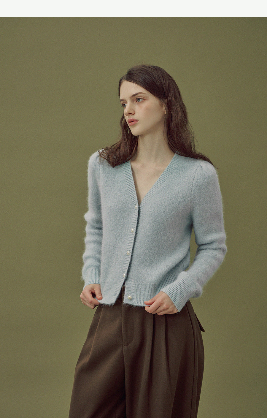 ANOTHER EDITION - another edition ❤︎ angora knit cardigan Sweetie Angora Knit Cardigan
