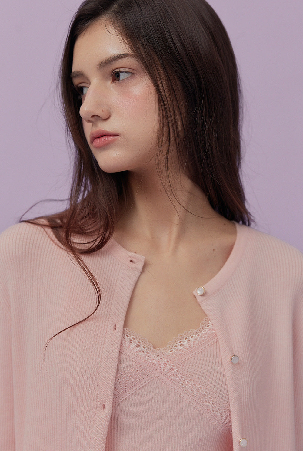 エデンレースキャミソールカーディガンセット