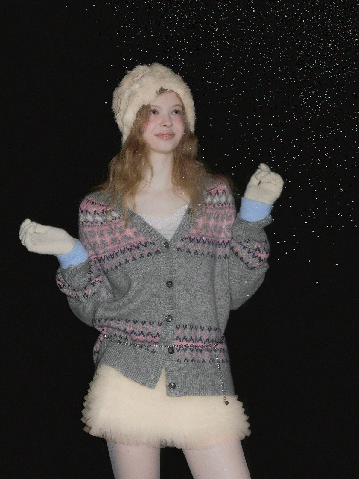 [TWEE] Epin Nordic Knit Cardigan